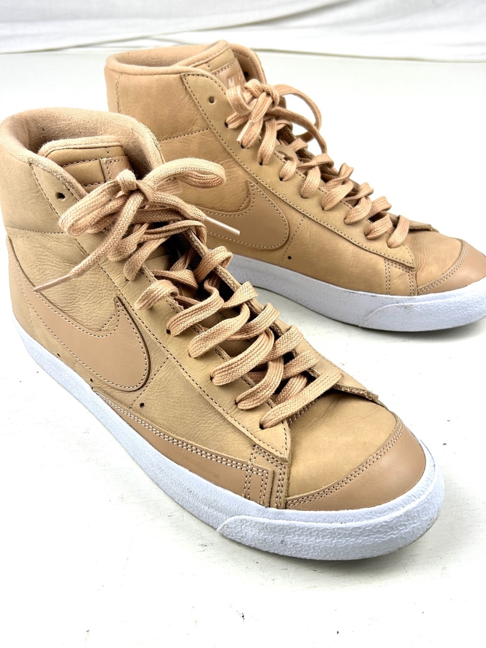 Nike Blazer Mid PRM MF Vachetta Tan White DQ7572-200 Womens Size 11